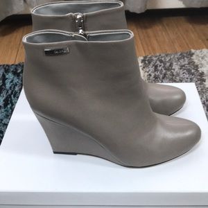 Calvin Klein boots/ wedge heels